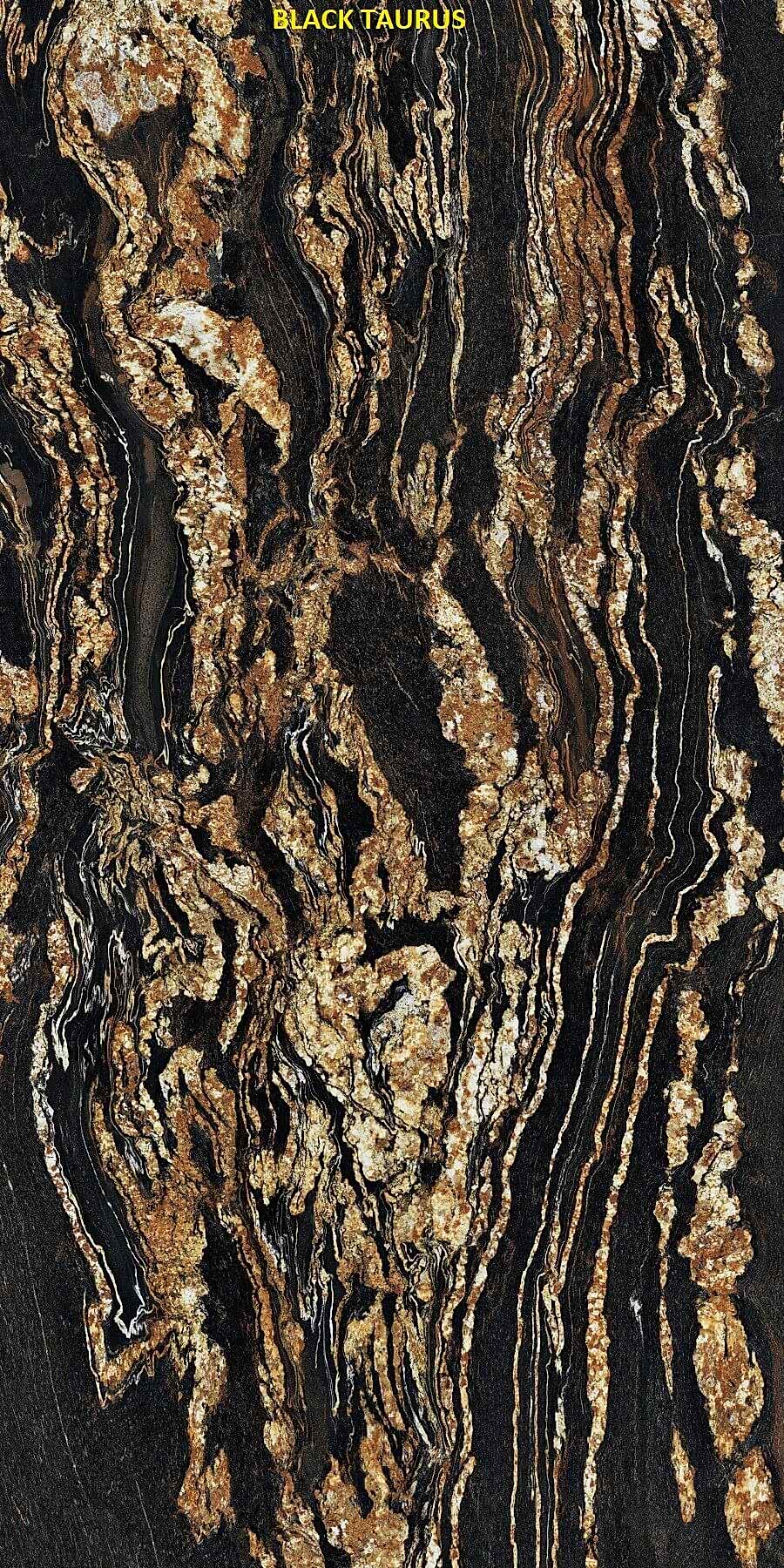 Materia Black Taurus Porselen Ürün, Mat, Parlak, 12 mm | Özata Grup