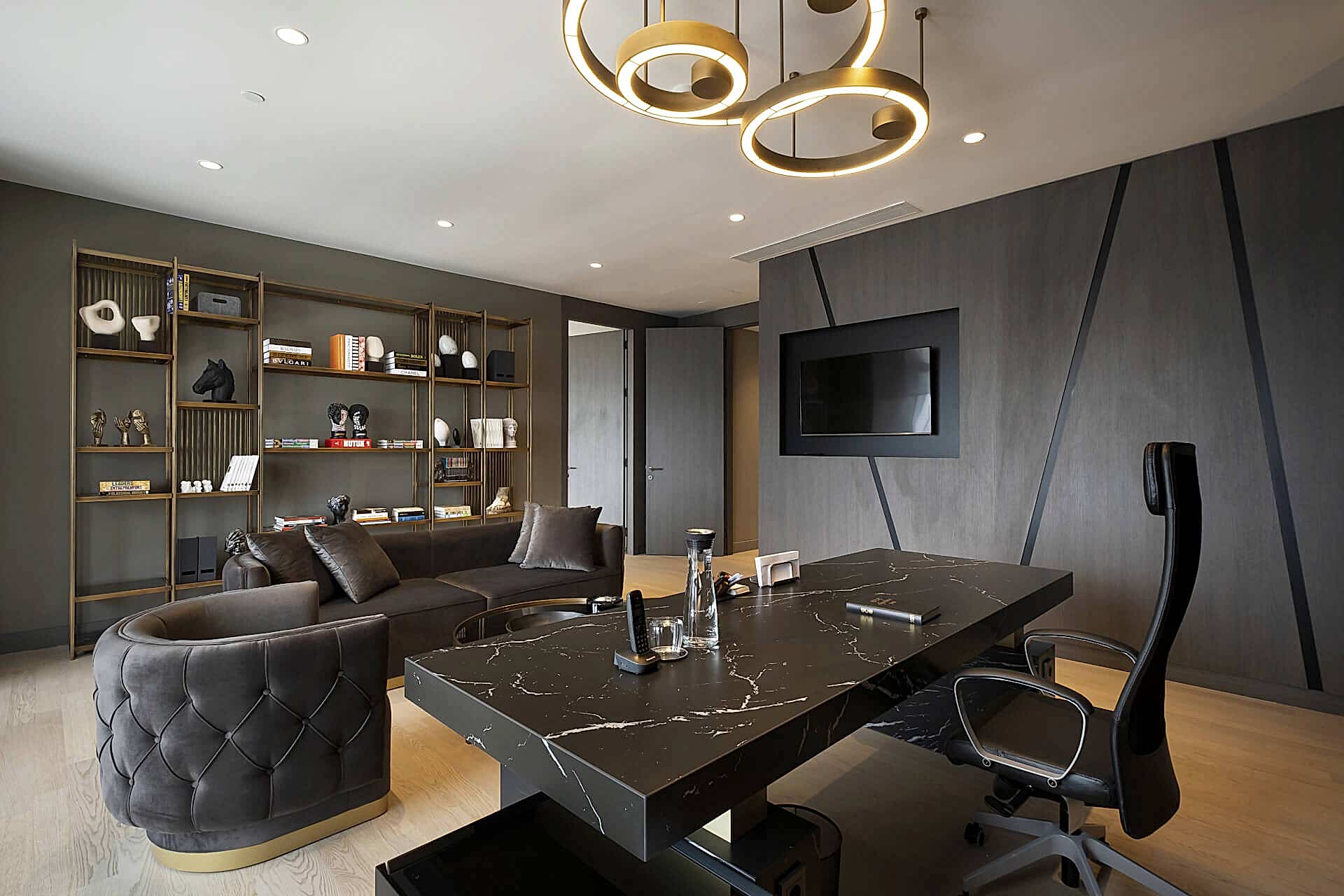 Zarif Porselen Ofis Mobilyaları | Şık ve Dayanıklı Tasarımlar